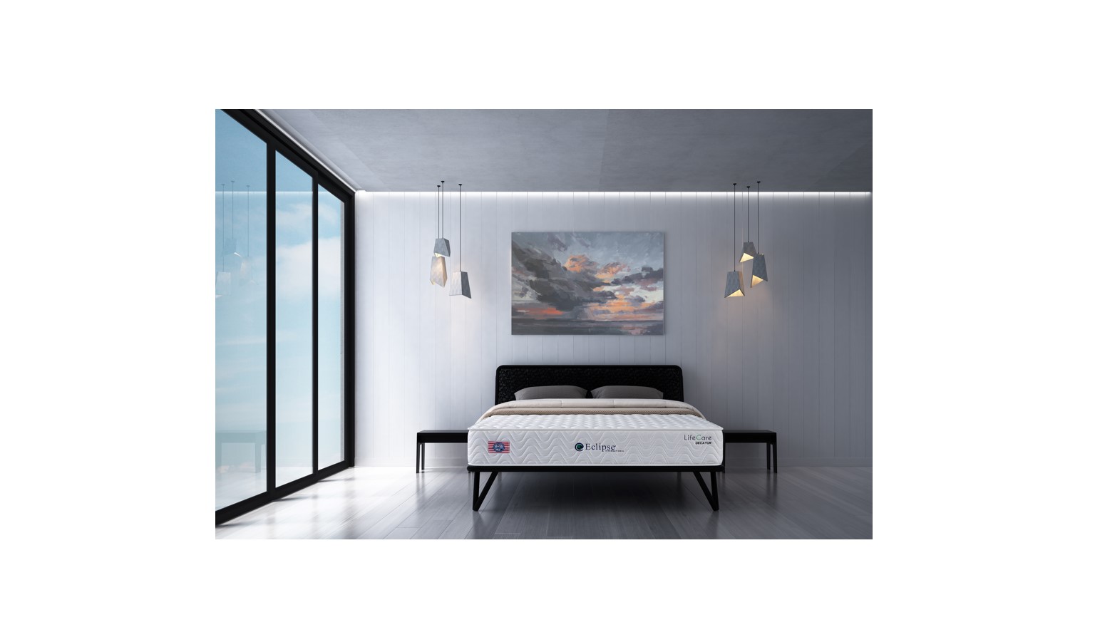 Eclipse Decatur King Size Spring Mattress